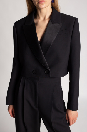 Alexander mcqueen discount cropped blazer